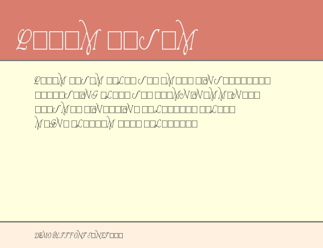 Wrenn Initials Condensed example